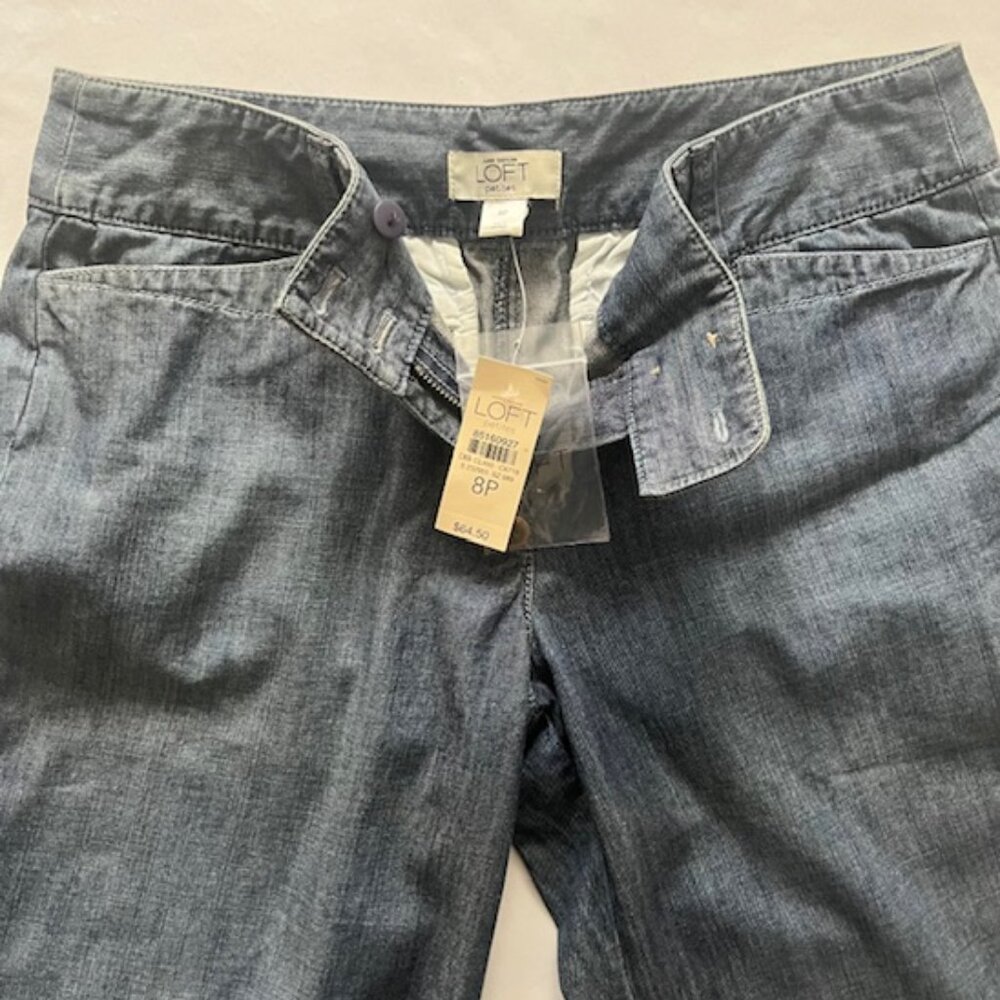 LOFT Lightweight Wide Leg  Jeans – NWT - Picture 5 of 6